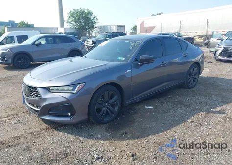 2022 Acura Tlx A-Spec Package z USA, uszkodzony, nr VIN 19UUB5F56NA004388